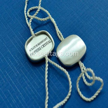 Aluminium Metal Elastic Bottle Neck Personalised Hang Tag